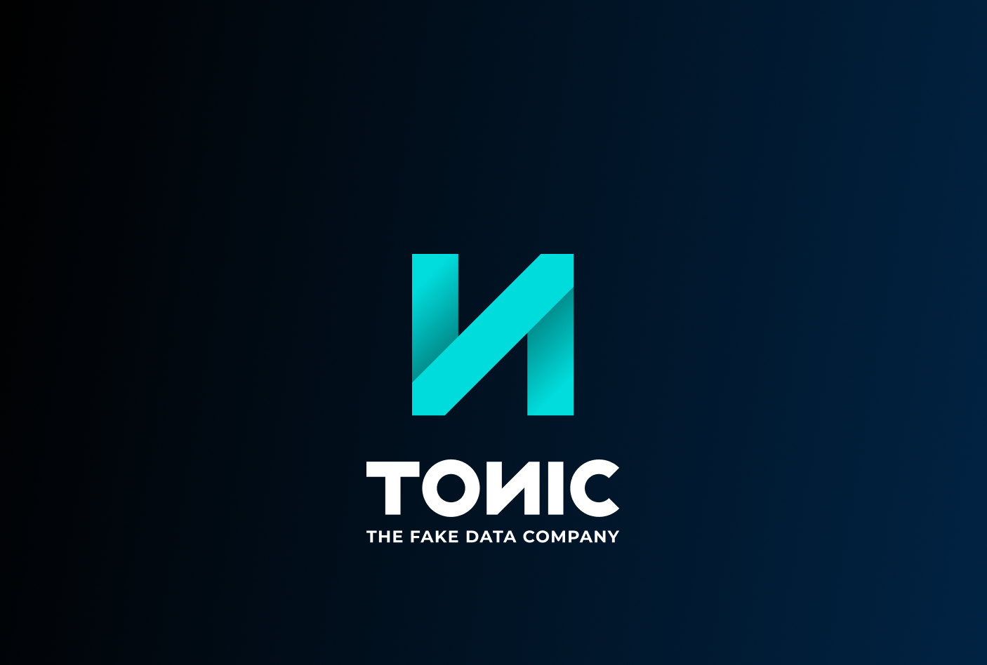 Logo on colored background