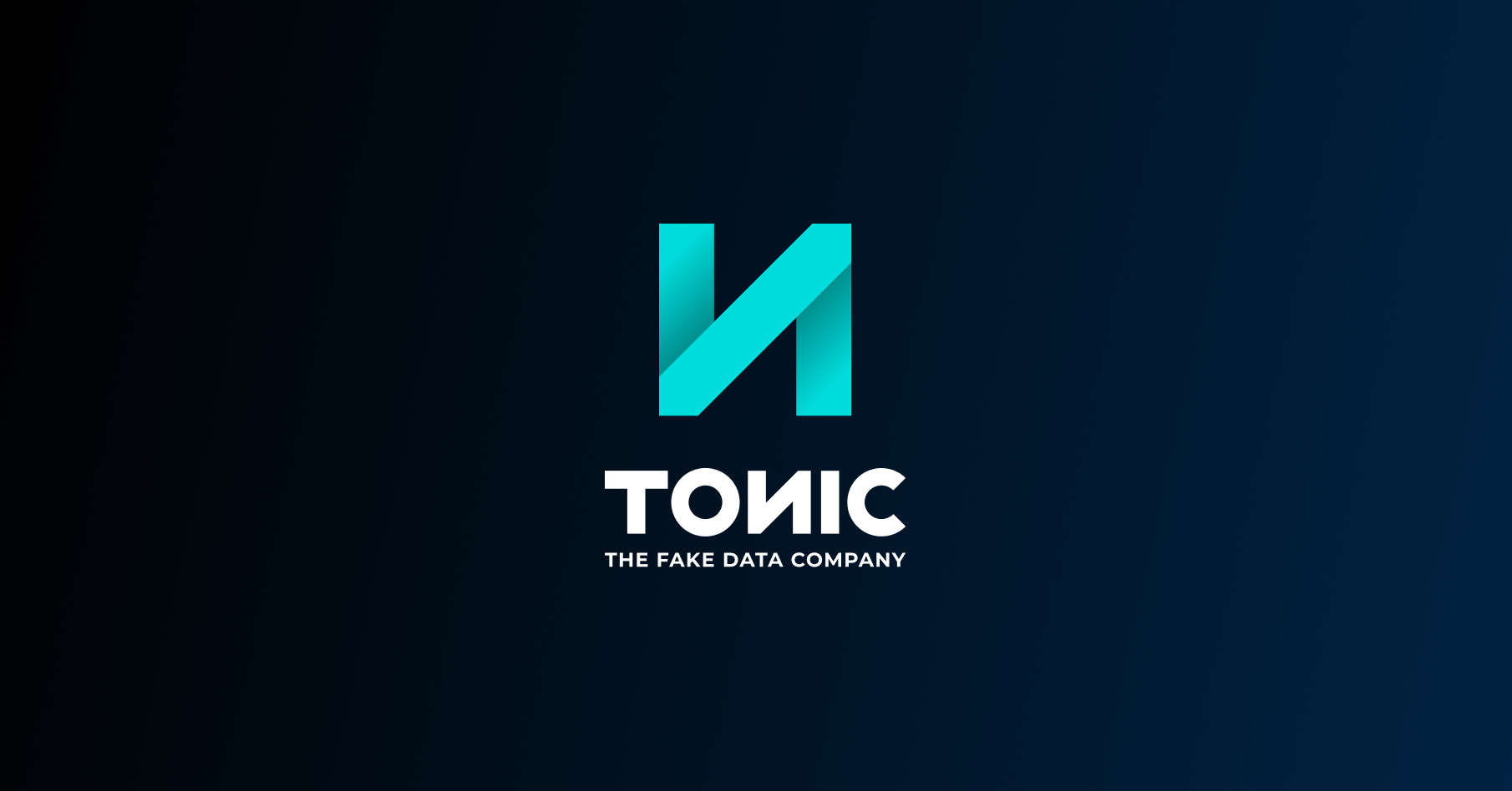 Logo on colored background